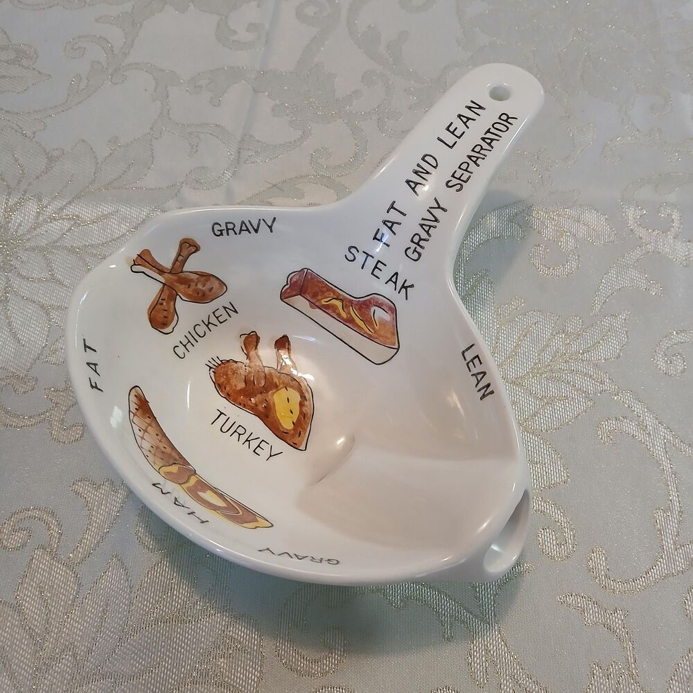 Vintage Gravy Separator Gravy Boat-1950s Kitchen Decor